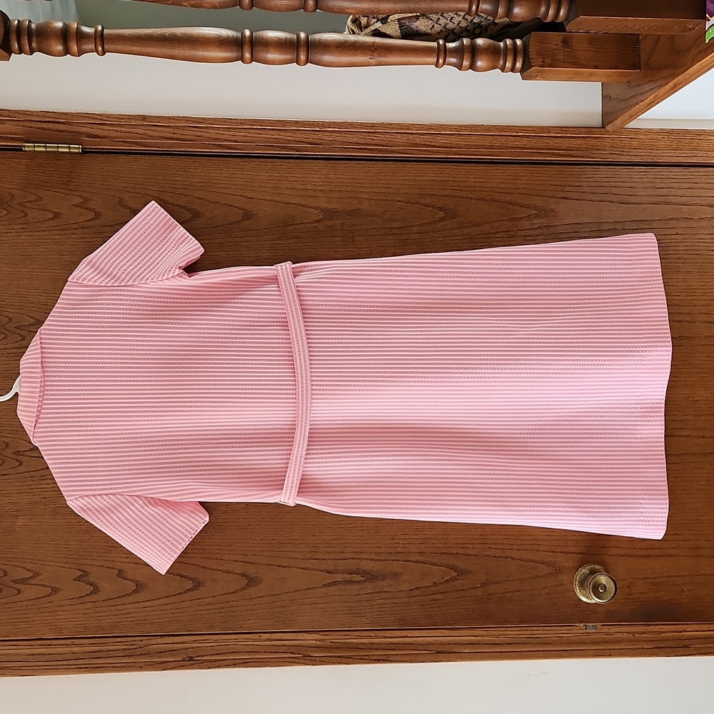 Misses vintage handmade seersucker dress; bust 36" appr Size 10/12 - Picture 4 of 6